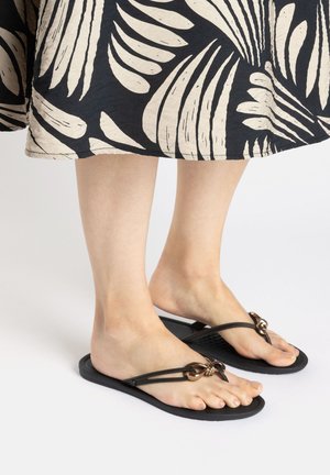 IDEAL - T-bar sandals - schwarz