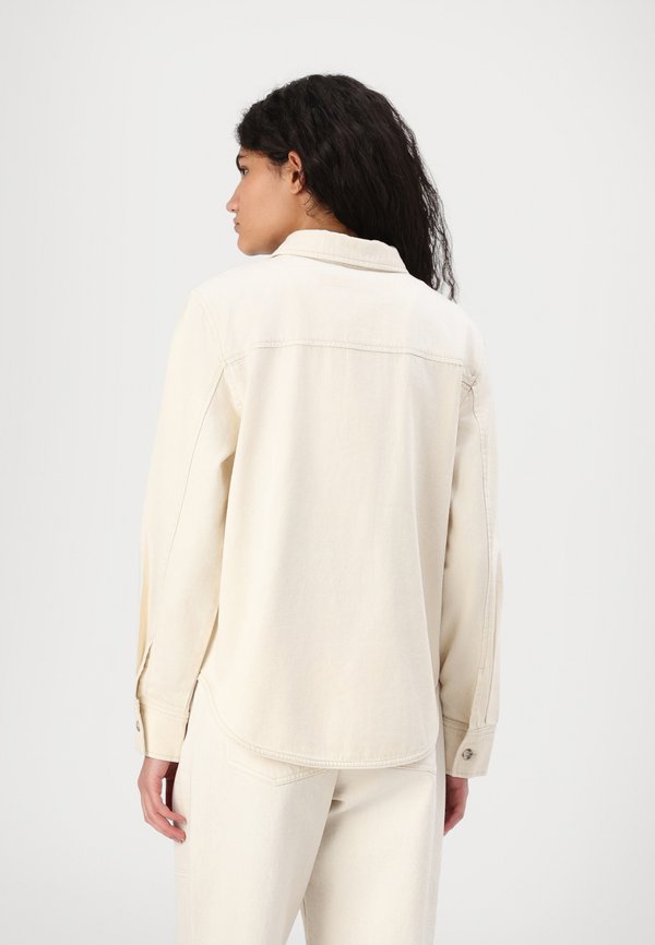 ONLSILLA SHIRT - Button-down blouse - ecru2