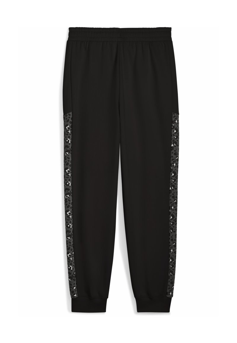 Puma GRAPHIC ANIMAL COMFORT HIGH-WAIST - Teplákové kalhoty - black