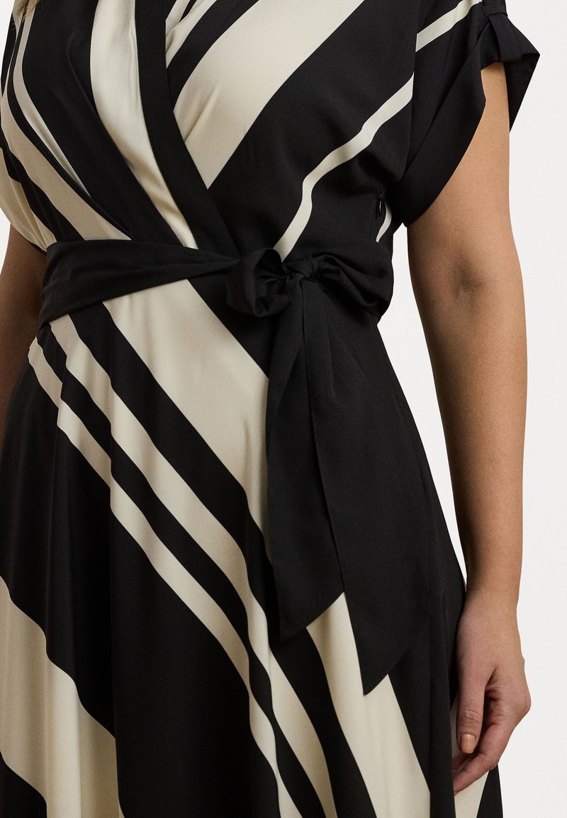 lauren ralph lauren fratillio short sleeve day dress Lauren Ralph Lauren Petite FRATILLIO SHORT SLEEVE DAY DRESS - Day dress -  cream/black/beige