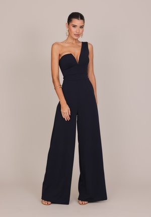 WAL G TALL, WEDDING FLEUR ONE SHOULDER - Гащеризон - navy blue