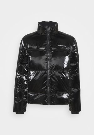 HIGH SHINE PUFFER - Winter jacket - black