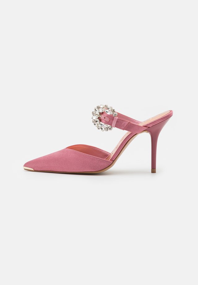 DAZZEL - Pantolette hoch - pink