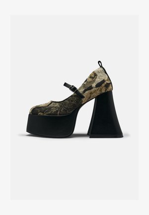 Koi Footwear, THE HOUND TAPESTRY - Plateaupumps - dog