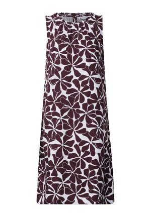 Street One, KNIELANGES KLEID MIT RUNDHALSAUSSCHNITT - Hverdagskjole - rustic rouge