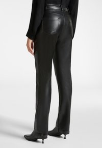 Elena Mirò PANTALONI IN TESSUTO LUCIDO - Pantaloni - nero