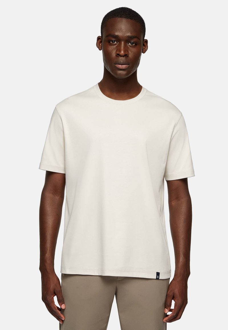 Boggi Milano SS AMMONIA  - Basic T-shirt - sand