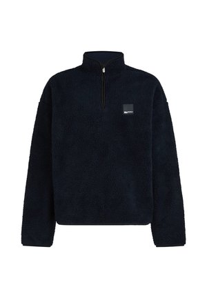 Karl Lagerfeld Jeans, BOXY HALF-ZIP - Поларен пуловер - peacoat