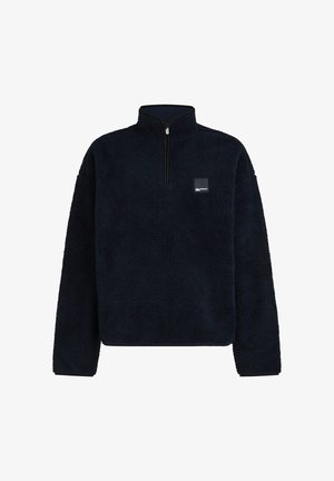 Karl Lagerfeld Jeans, BOXY HALF-ZIP - Поларен пуловер - peacoat