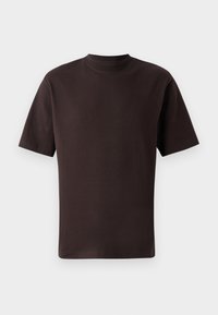 Basic T-shirt - brown dark