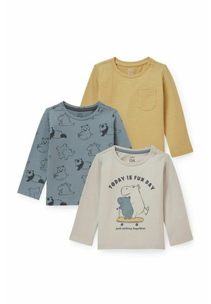 3ER PACK|MULTIPACK - Sweater - beige melange