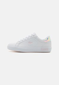 Lacoste POWERCOURT JUNIOR TRAINERS Trainers white/light