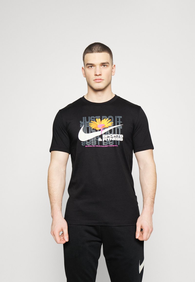 Nike Performance TEE WILD CARD TShirt sport black/nero Zalando.it