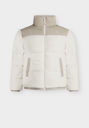 Pier One ADAPTIVE BORD AND CORD PUFFER - Talvitakki - white