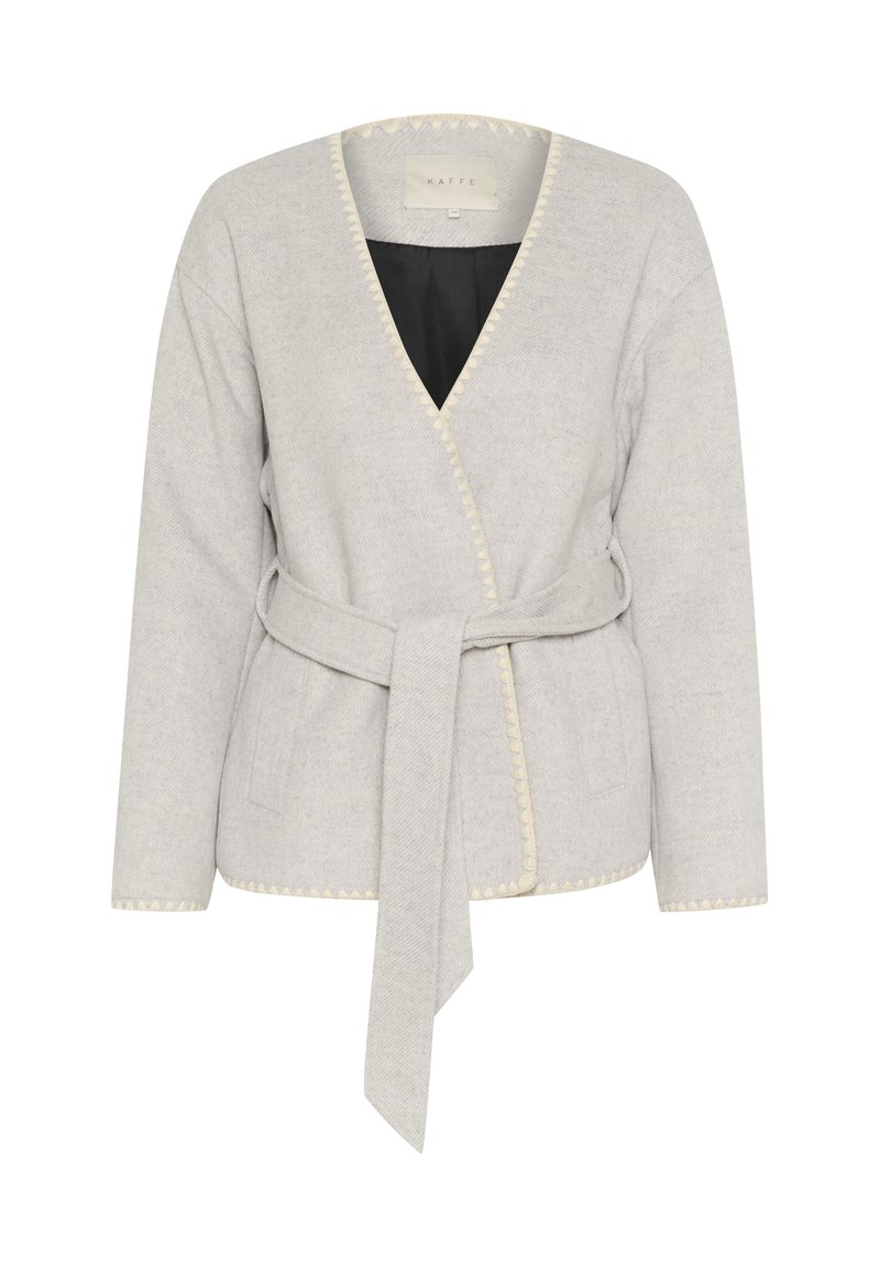 Kaffe Jas lichtgrijs