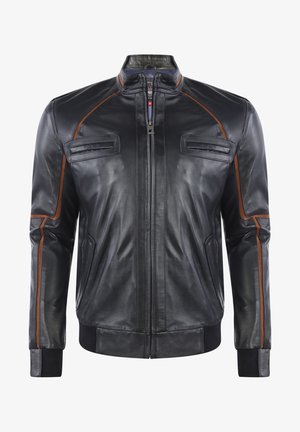Giacca di pelle - navy