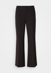 PINSTRIPES  - Kalhoty - black/whiskey