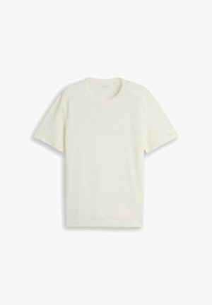 TOM TAILOR, Basic T-shirt - gardenia white