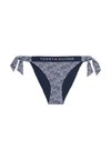 ORIGINAL SCHEEKY SIDE TIE  - Bikini alsók - illustrated wave dark night navy