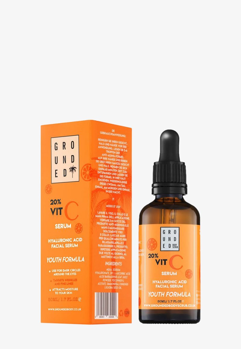 Grounded VITAMIN C AND HYALURONIC ACID SERUM Sérum orange/non
