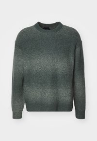 WARM HANDED OVERSIZED  - Stickad tröja - green spacedye