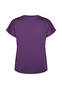 Active by Zizzi LOCKERES V-AUSSCHNITT - T-Shirt basic - purple pennant