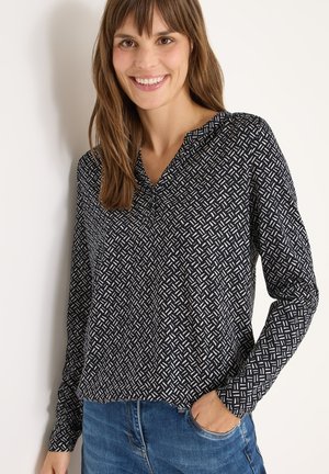 GEMUSTERTES - Blouse - grau
