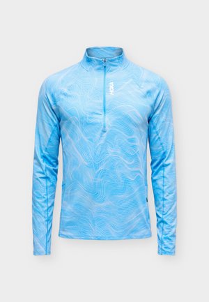 HOKA, SKYFORM HALF ZIP  - Langærmet T-shirt - mineral blue