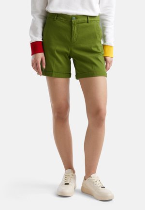 United Colors of Benetton, Bermude sport cu snur in talie, Verde menta, XL