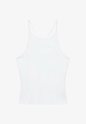 PULL&BEAR, HALTER WITH STRAPS AT THE BACK - TOP - Débardeur - white