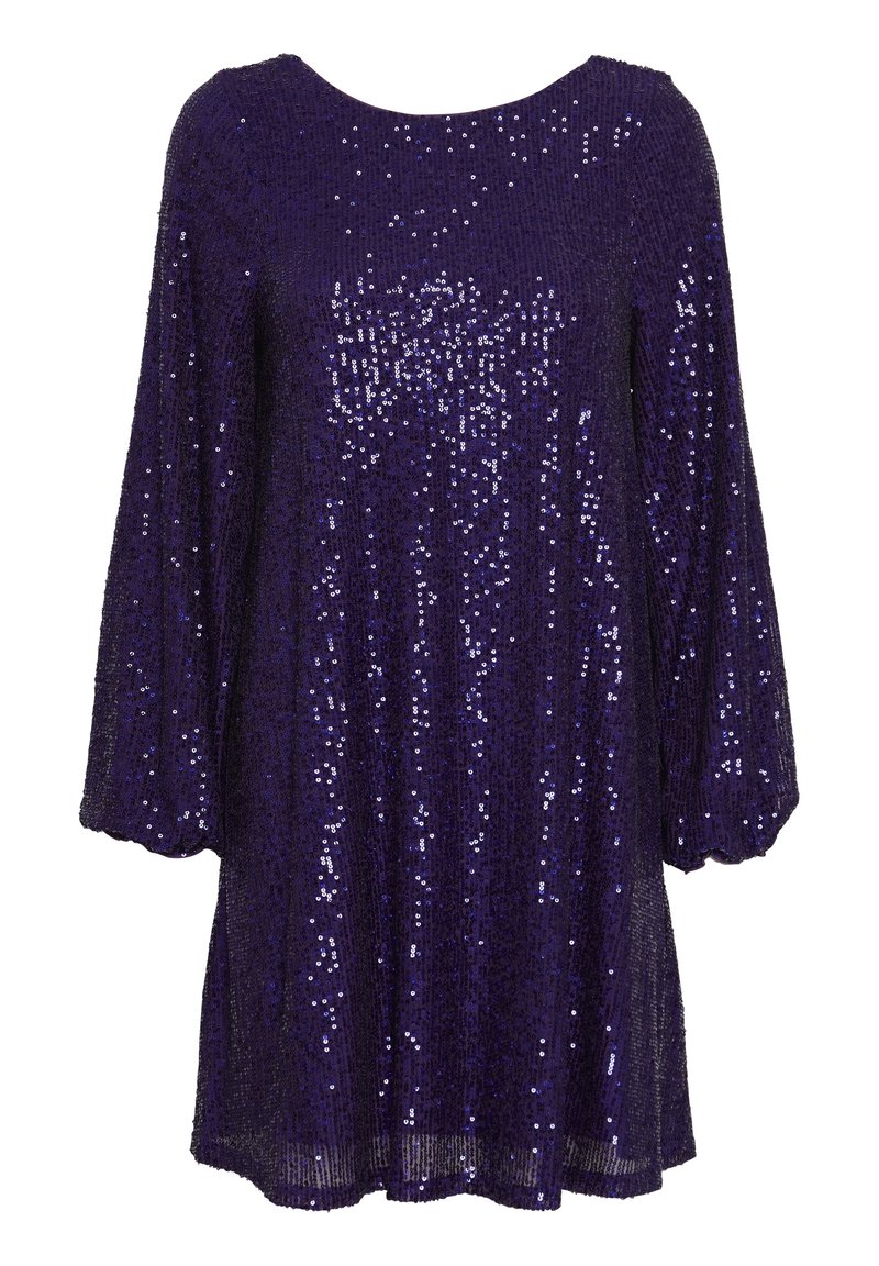 fitted lace wedding dress Grape Lace-Up A-Line Sequins Homecoming Dress Grape / 12 main image 0