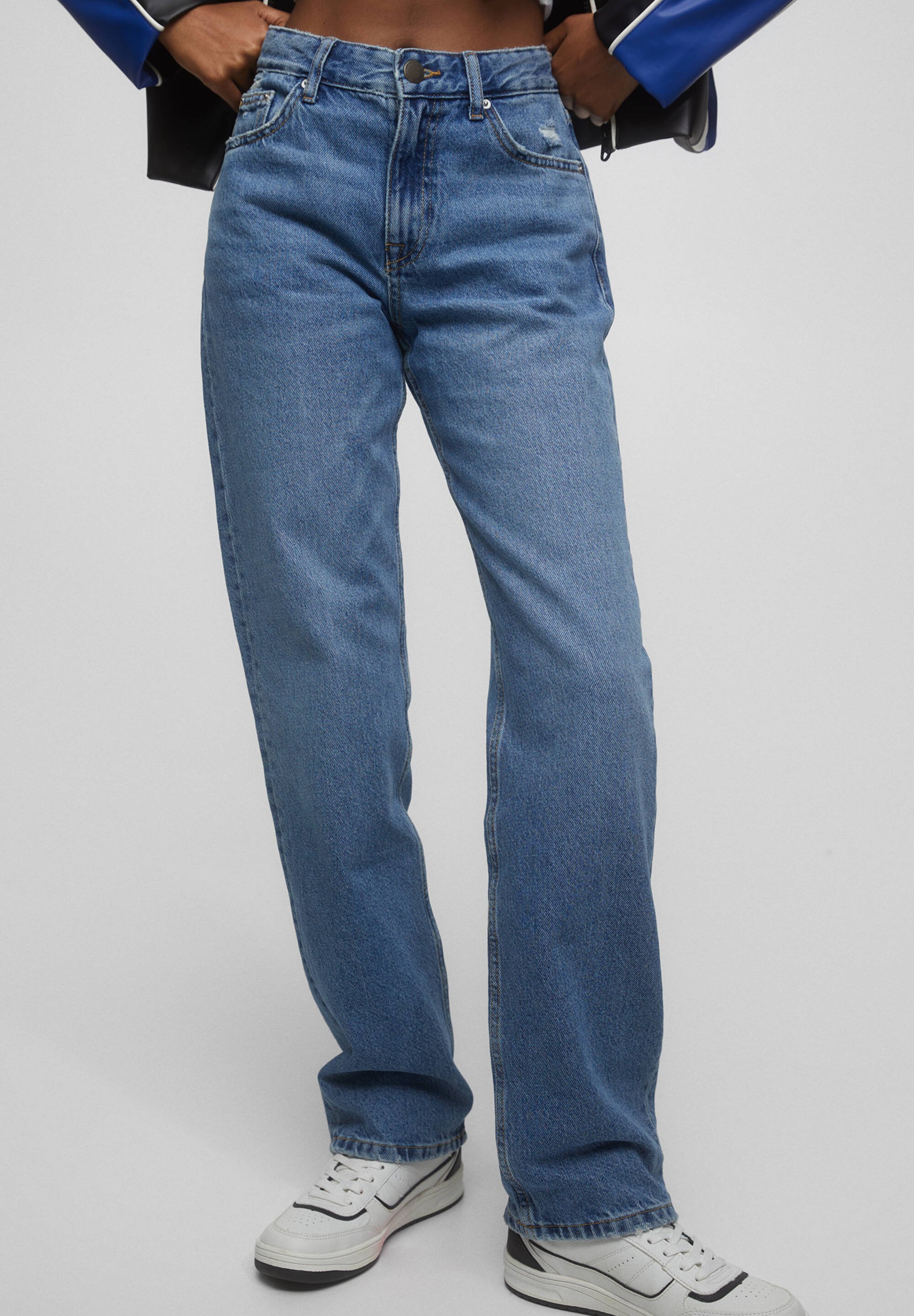 pull on straight leg jeans