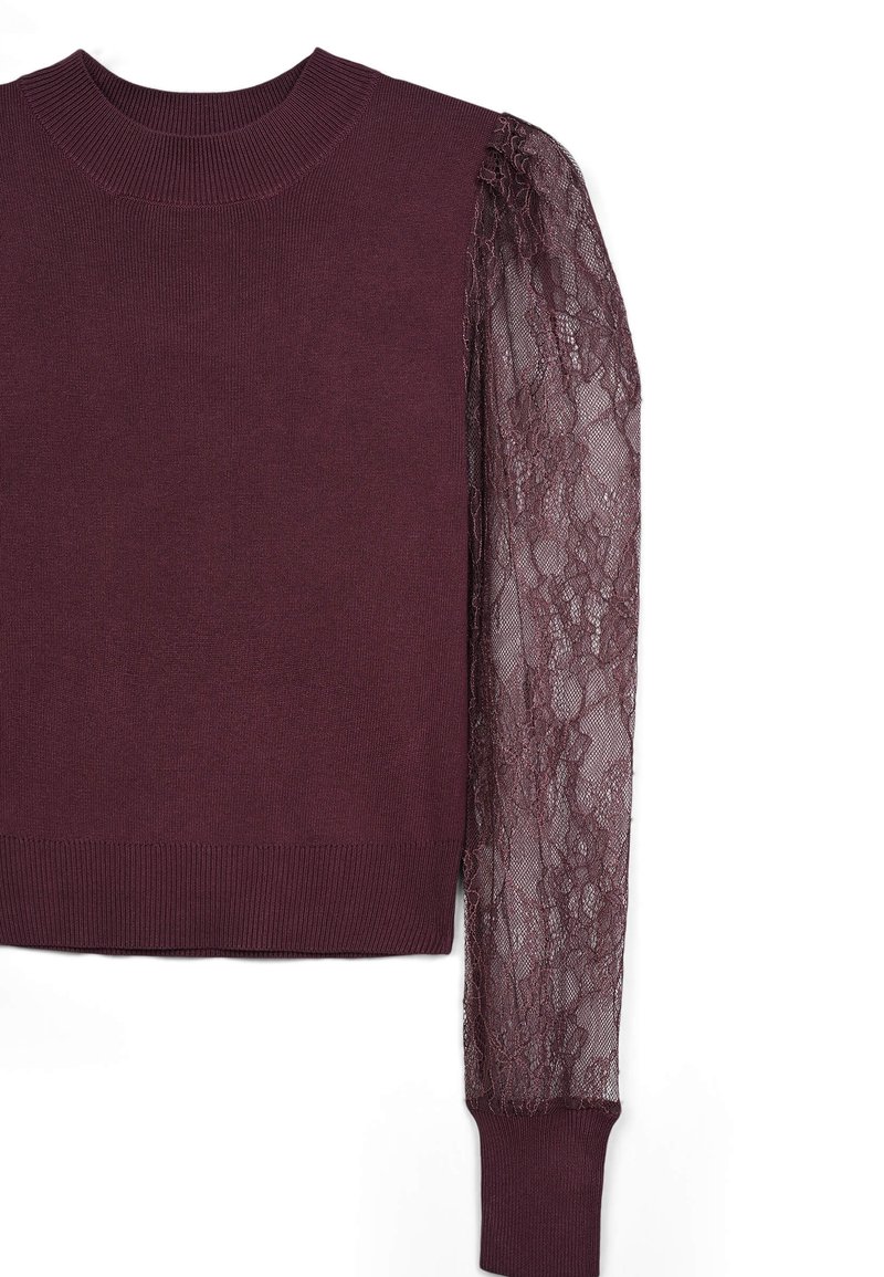 Even&amp;Odd Maglietta A Manica Lunga - Bordeaux