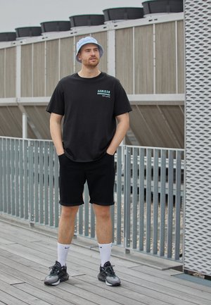 JCOSTAYCAY TEE CREW NECK - Camiseta estampada - black