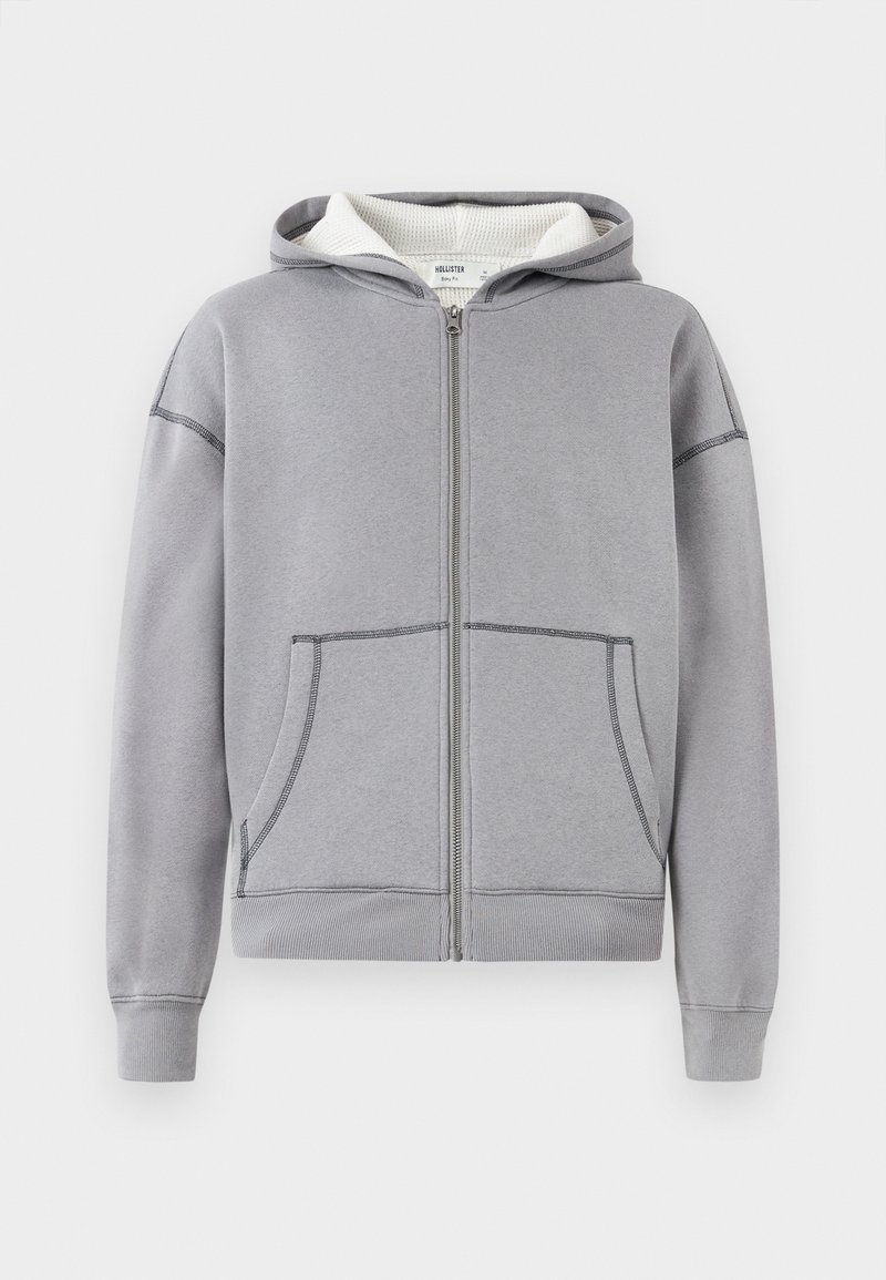 Hollister Co. Sweater met rits grijs