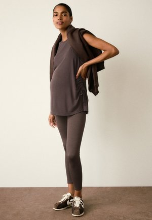 Next, MATERNITY - Legging (type pantalon) - chocolate brown