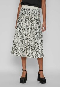 VILA VINITBAN MIDI NOOS - Falda acampanada - birch
