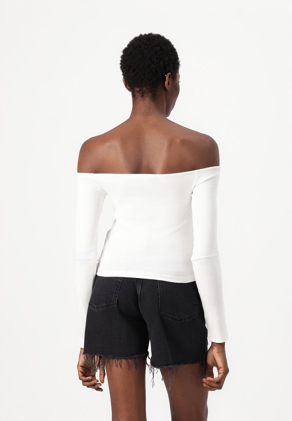 ESSENTIAL BOAT NECK - Long sleeved top - ecru2