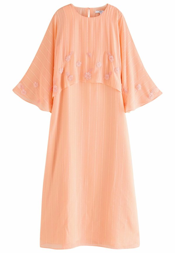 REGULAR FIT BEAD EMBELISHMENT CREW NECK MAXI  - Maxikleid