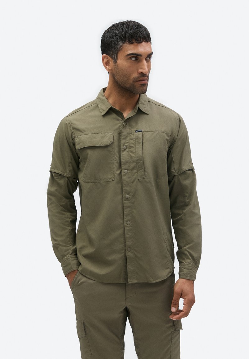 Chemise à Capuche Homme Columbia PFG Terminal Tackle - Taille L - Orange - Occasion