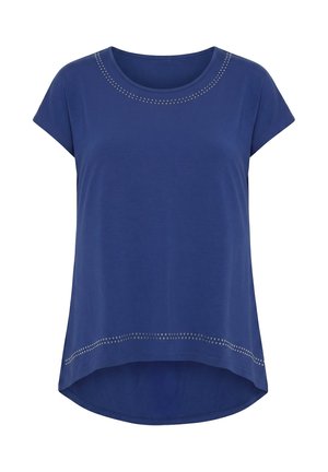 Angel of Style, T-SHIRT, A-LINE, DECORATIVE STUDS, ROUNDED HEM - Printtipaita - dark blue