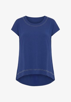 Angel of Style, T-SHIRT, A-LINE, DECORATIVE STUDS, ROUNDED HEM - Printtipaita - dark blue