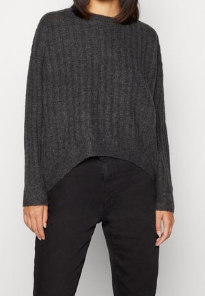 Trui - mottled dark grey