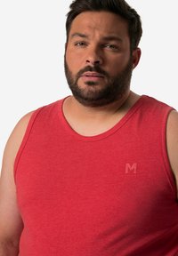 Men Plus RUNDHALS - Top - red