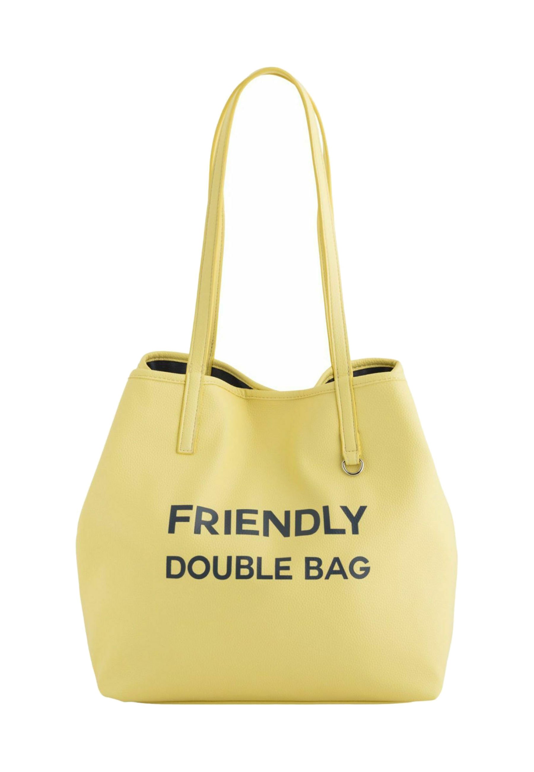 Carpisa FRIENDLY DOUBLE SPRING - Tote bag - yellow green/yellow 
