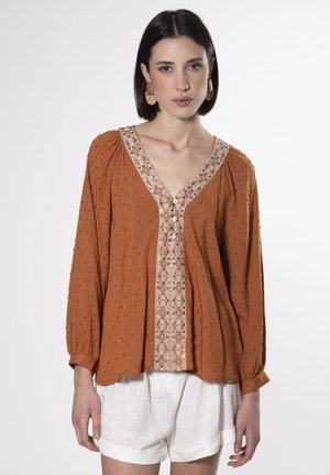 TRIMMED - Blouse - coconut