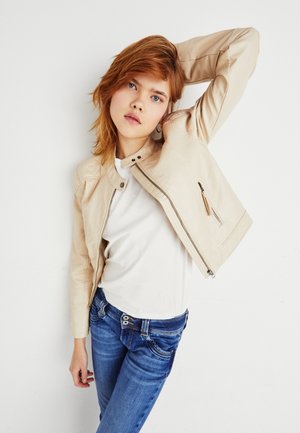 Maze GRENADA - Lederjacke - beige