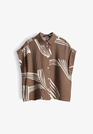 someday., LOOSE ALLOVER PRINT - Chemisier - hazelnut