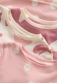 Next STAMPY 3 PACK - REGULAR FIT SET - Pyjama - pink white heart flower spot