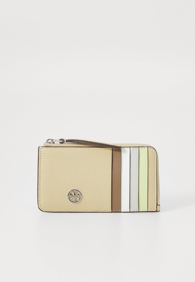 Tory Burch ROBINSON ZIP CARD CASE - Wallet - praline